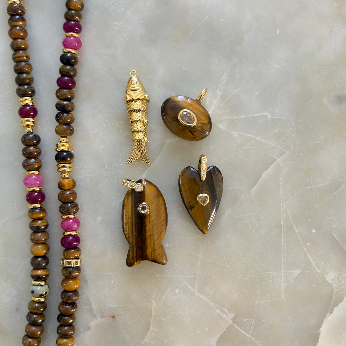 Sienna Tiger Eye Necklace