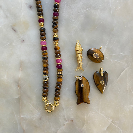 Sienna Tiger Eye Necklace