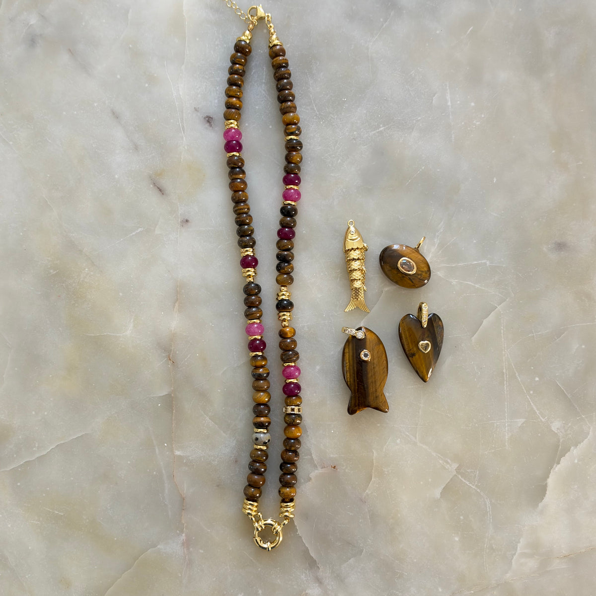 Sienna Tiger Eye Necklace