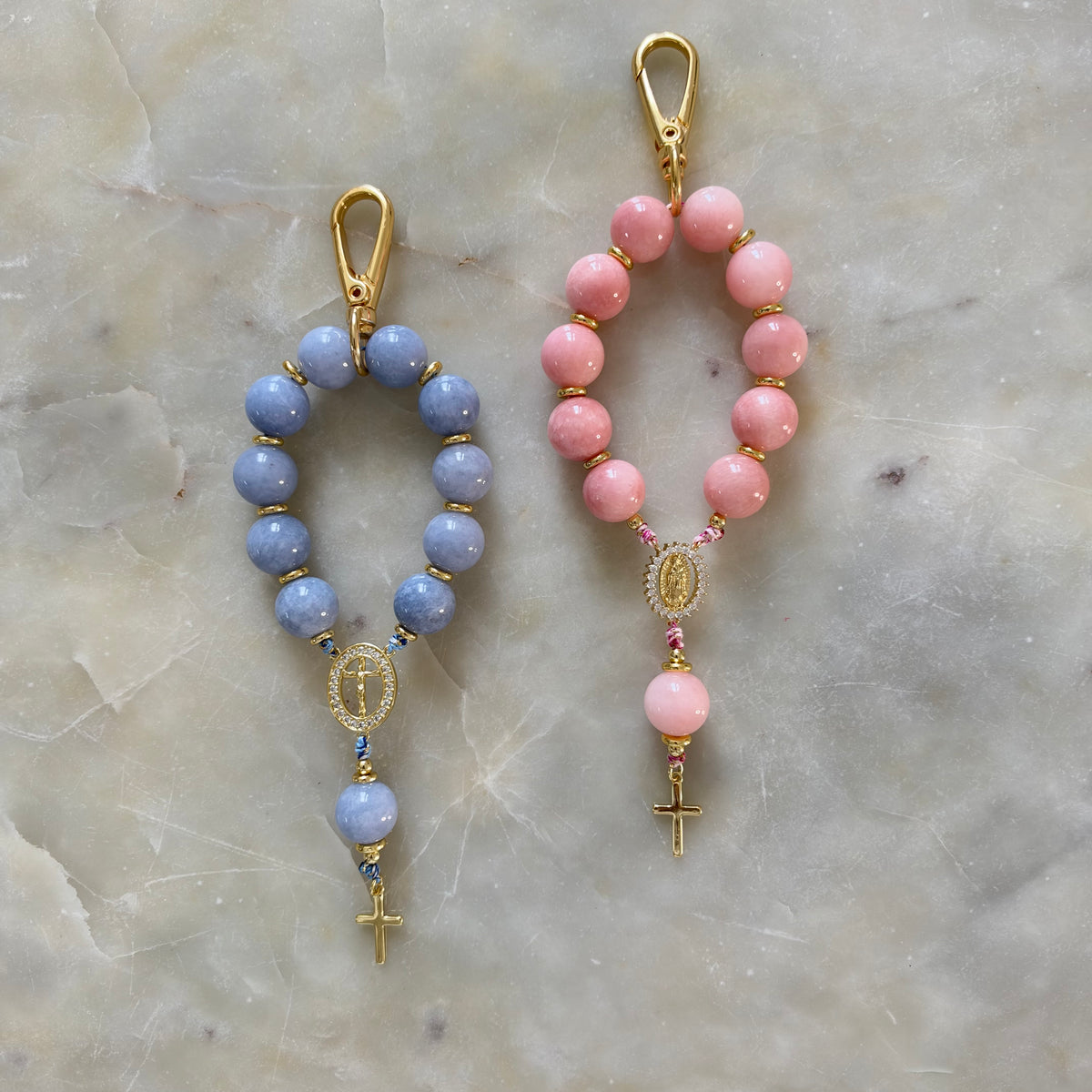 Rosary Keychain & Bag Charm
