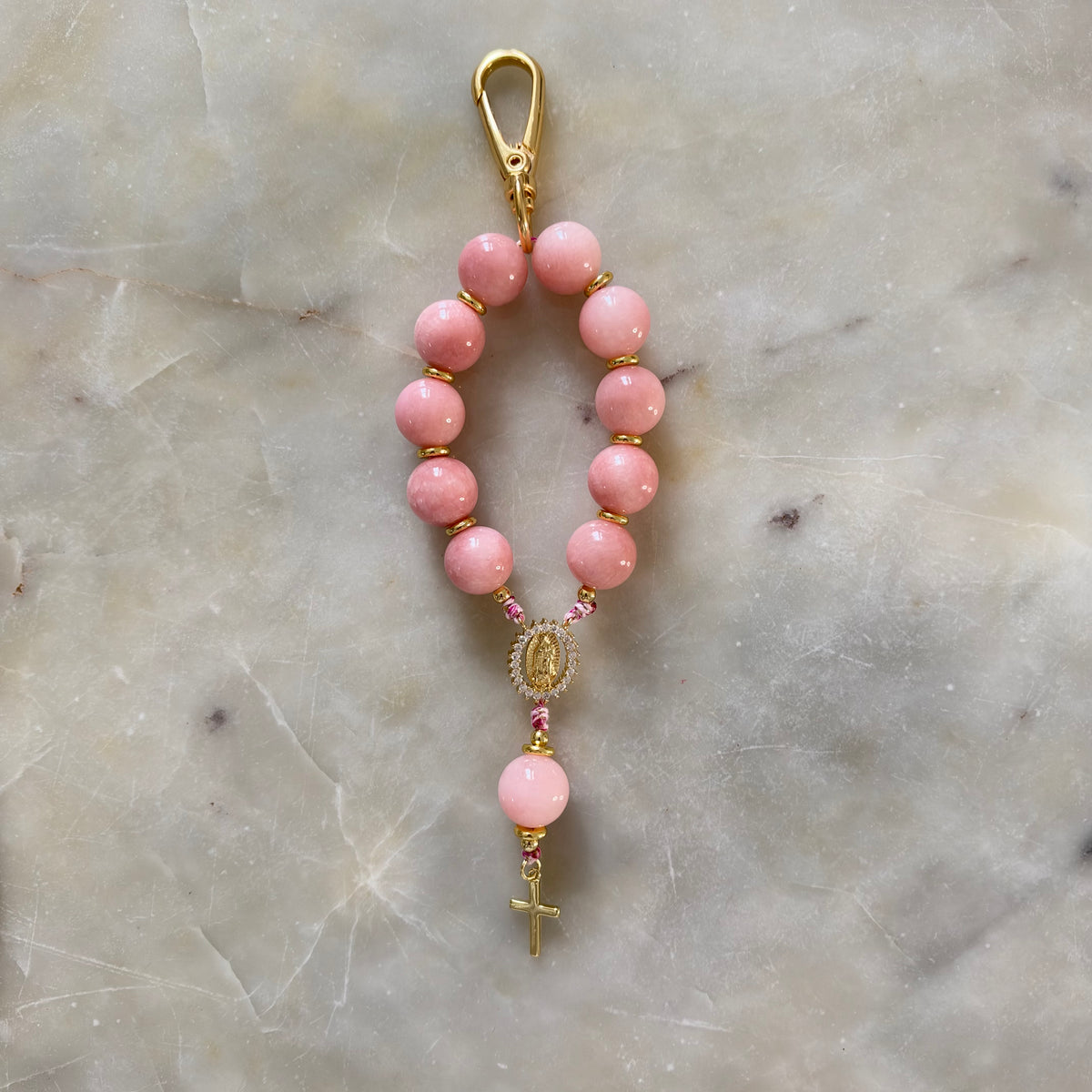Rosary Keychain & Bag Charm