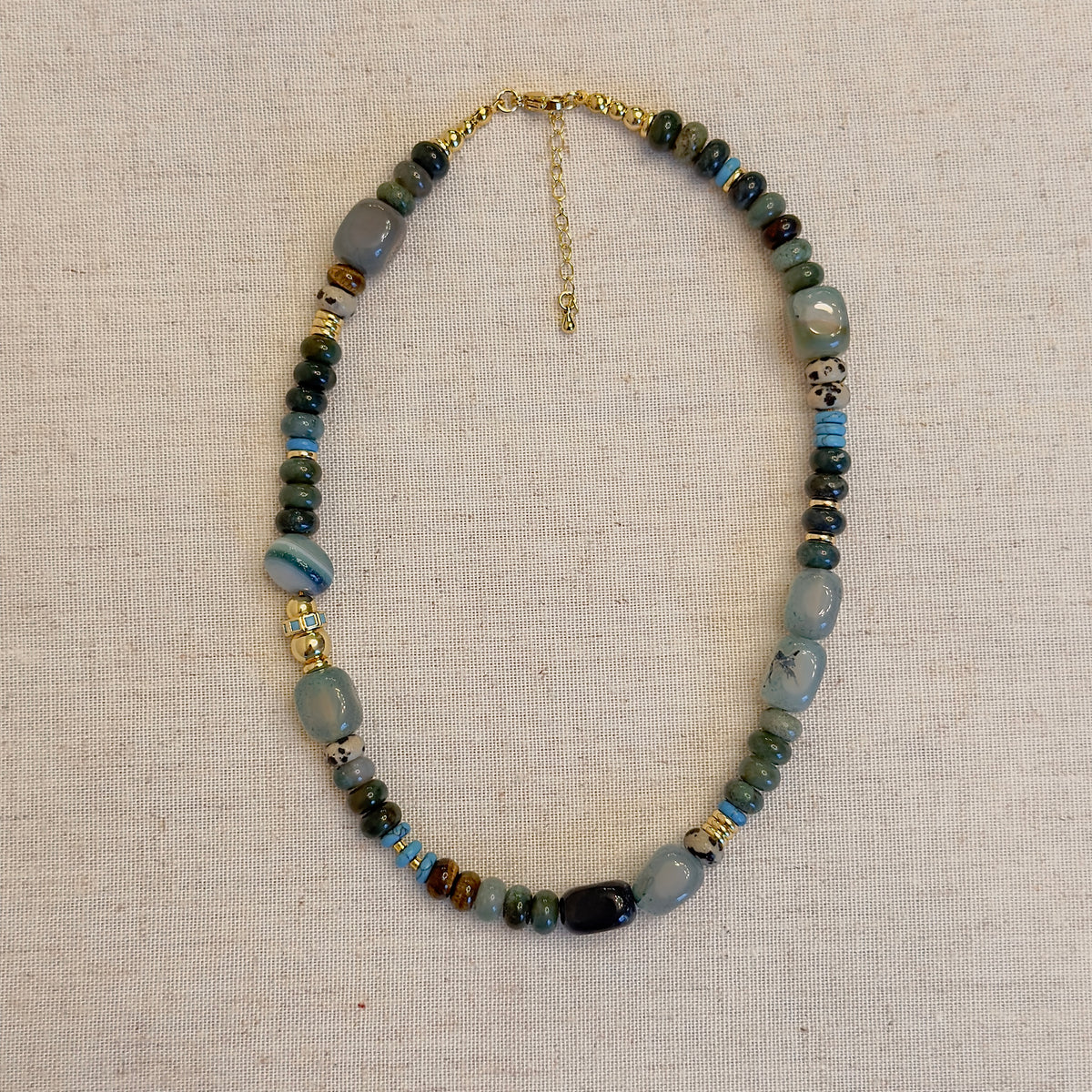 Marina Natural Stone Necklace