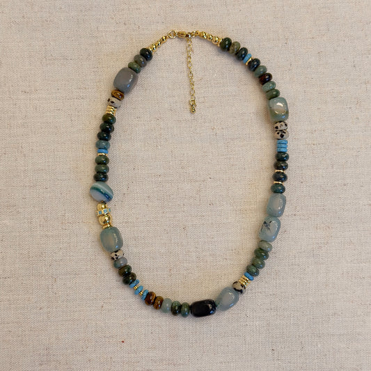 Marina Natural Stone Necklace