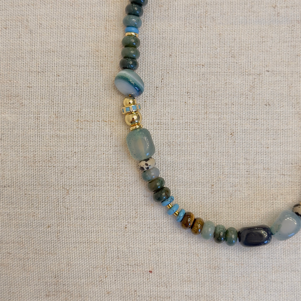 Marina Natural Stone Necklace