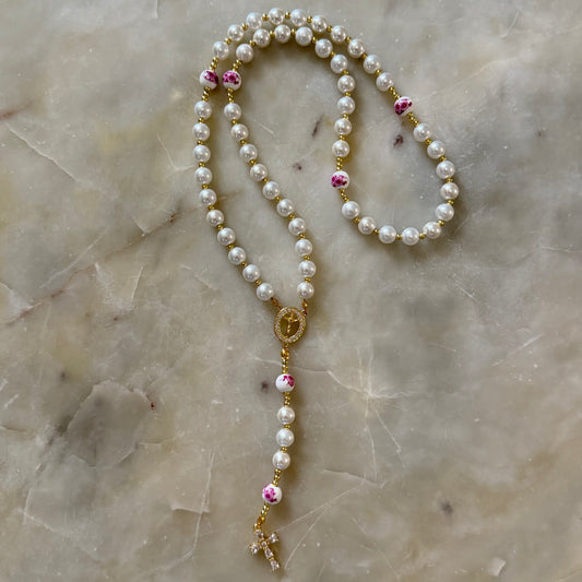 Christ Pearl Rosary