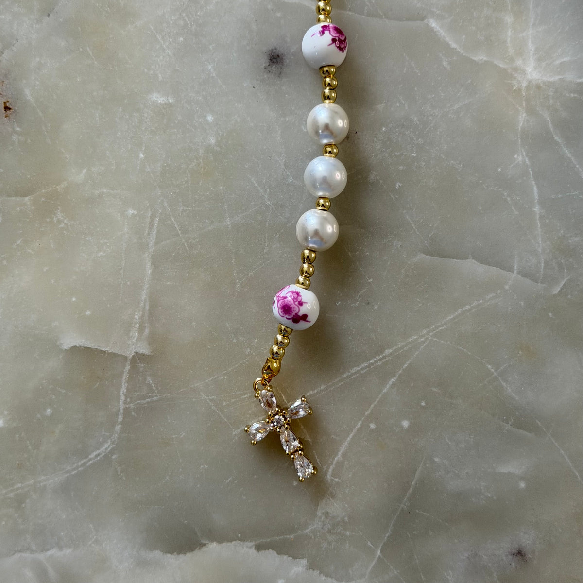 Christ Pearl Rosary