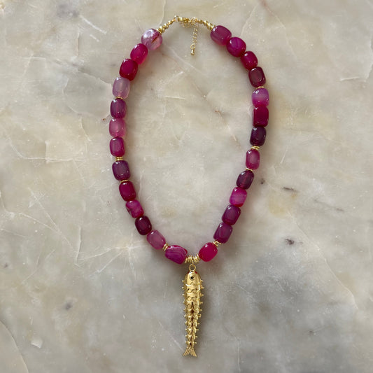 Amalfi Pink Necklace