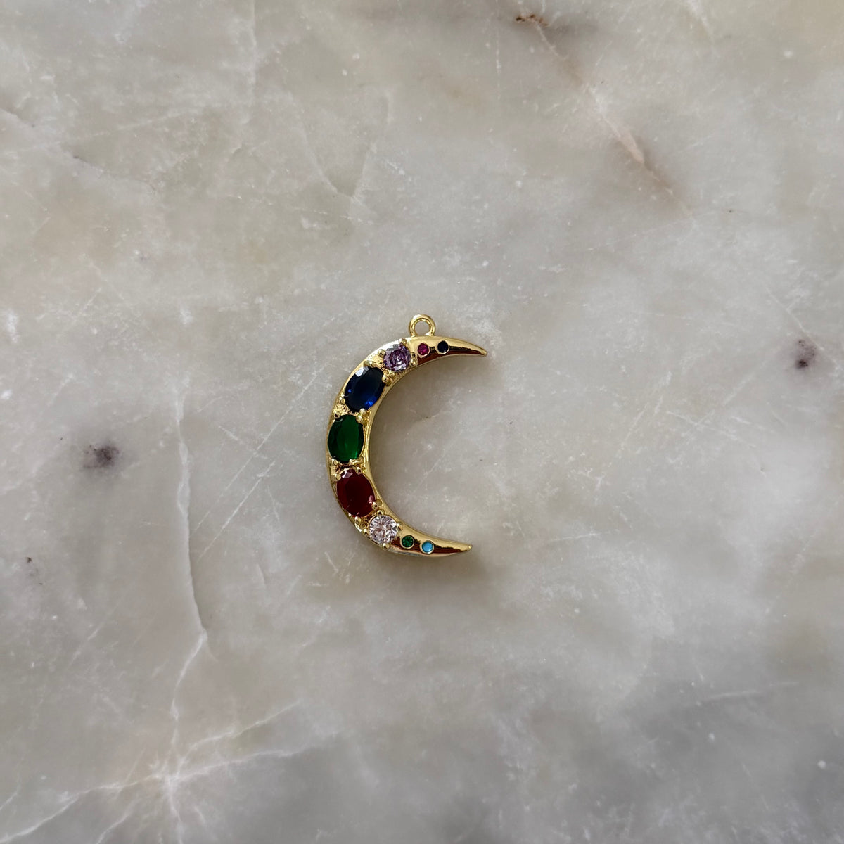 Colorful Gold Charm