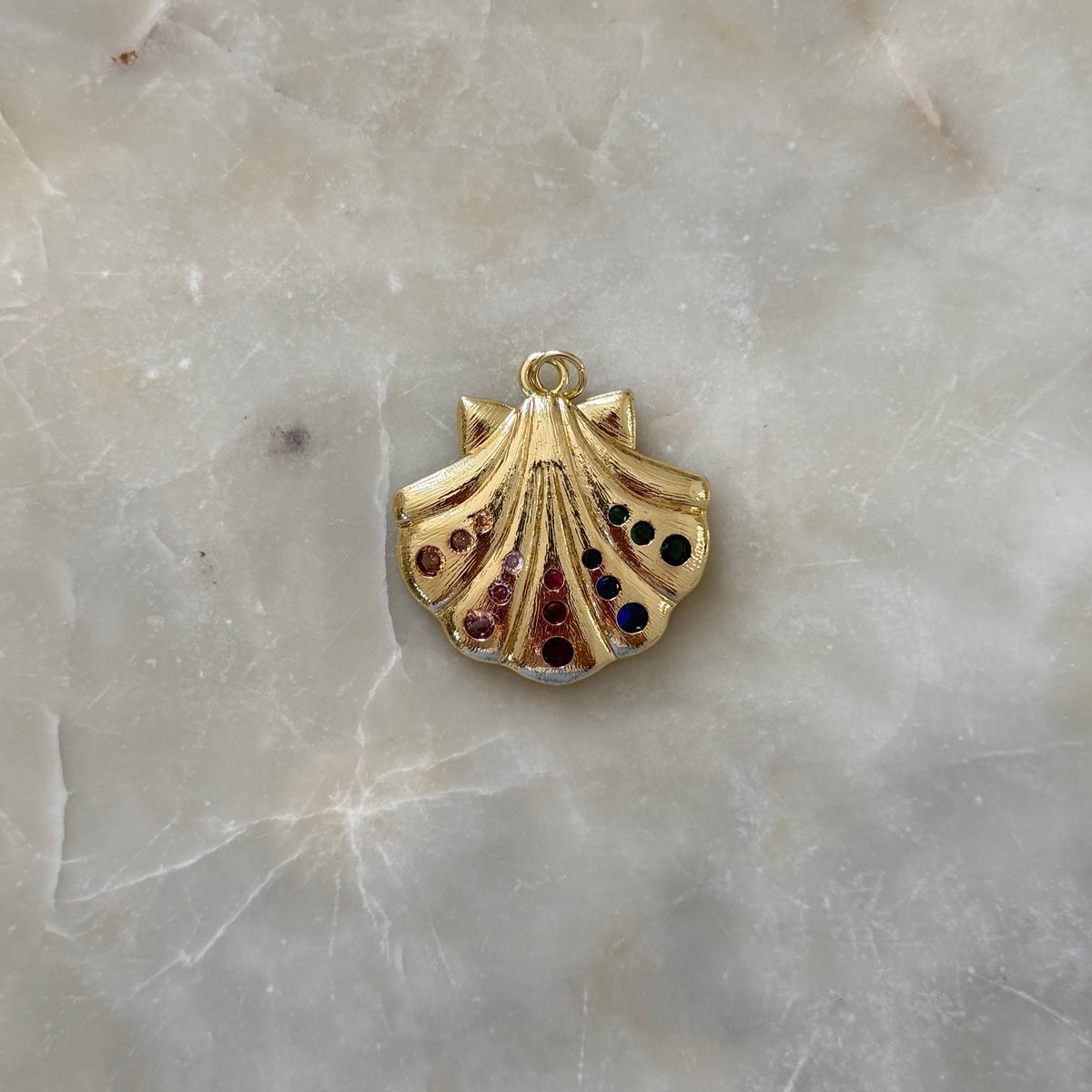 Colorful Gold Charm