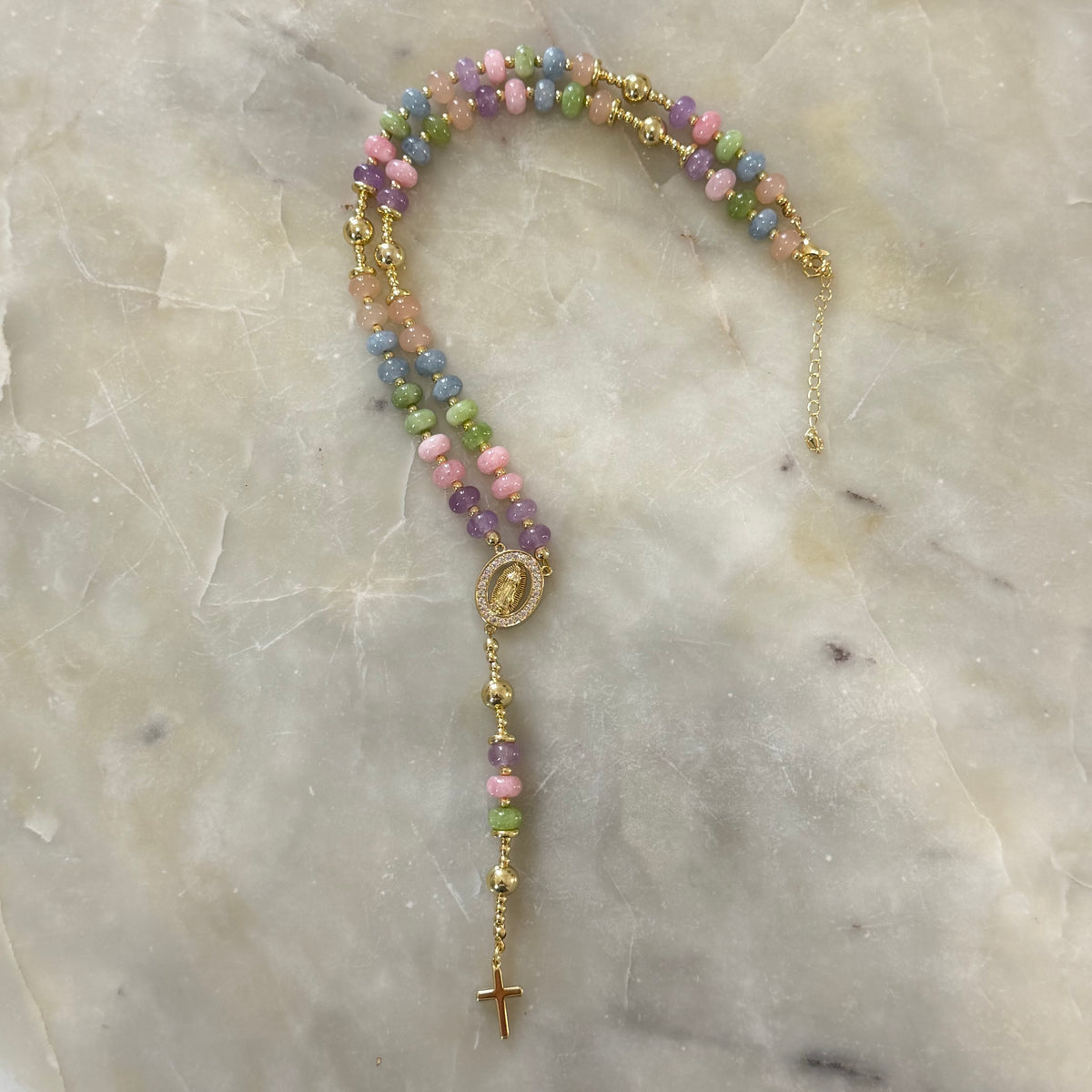 Multicolor Our Lady of Guadalupe Rosary
